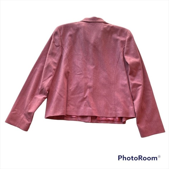 Pendleton Blazer Jacket Pink Size 14 Oversized Wool Barbie Statement colorful - Picture 9 of 10